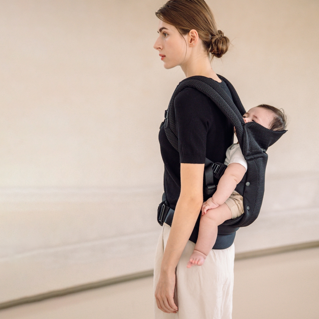 메리튠 더블케어 3D 매쉬 신생아 올인원 아기띠