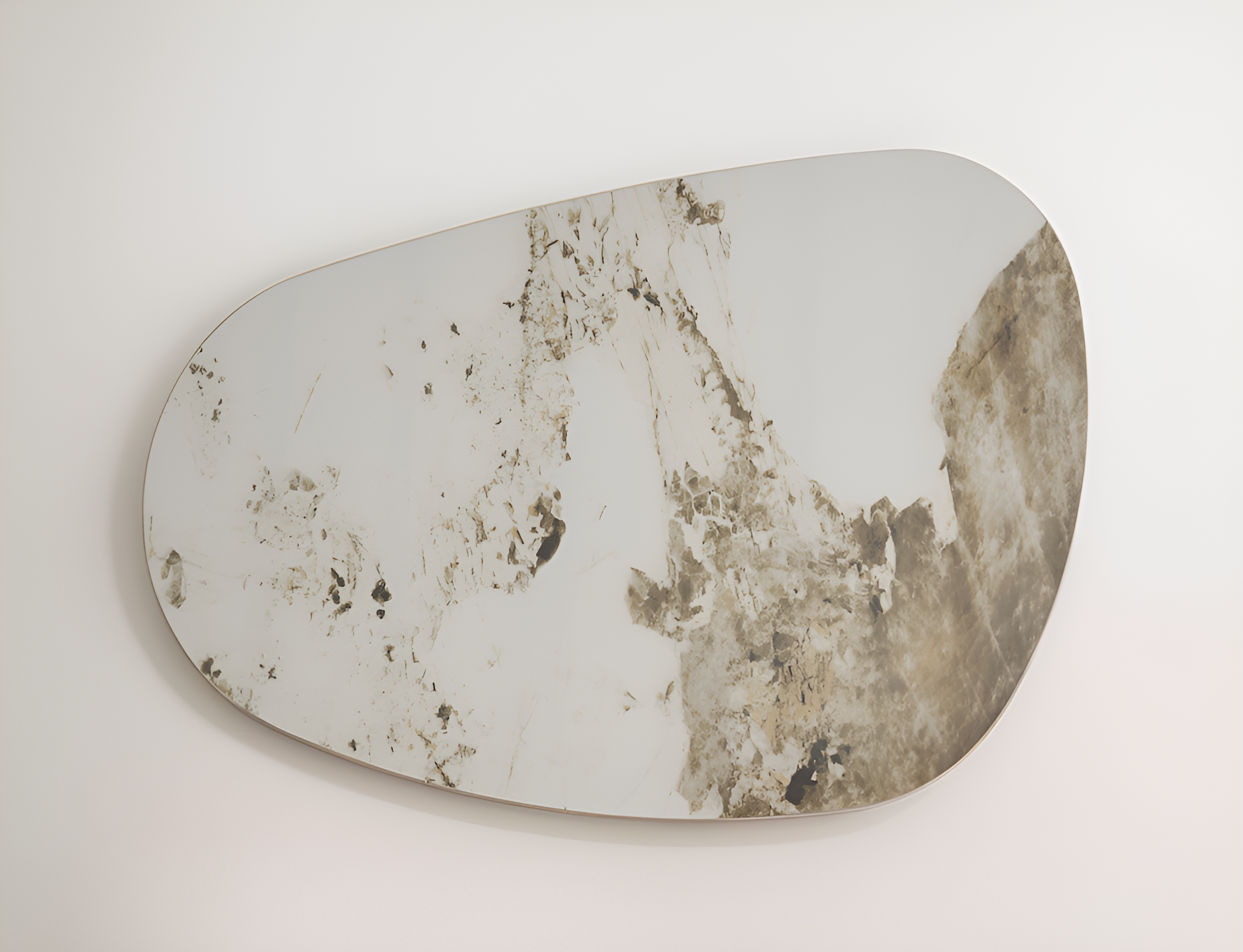 칸 비정형테이블 세라믹소파테이블 구름 거실