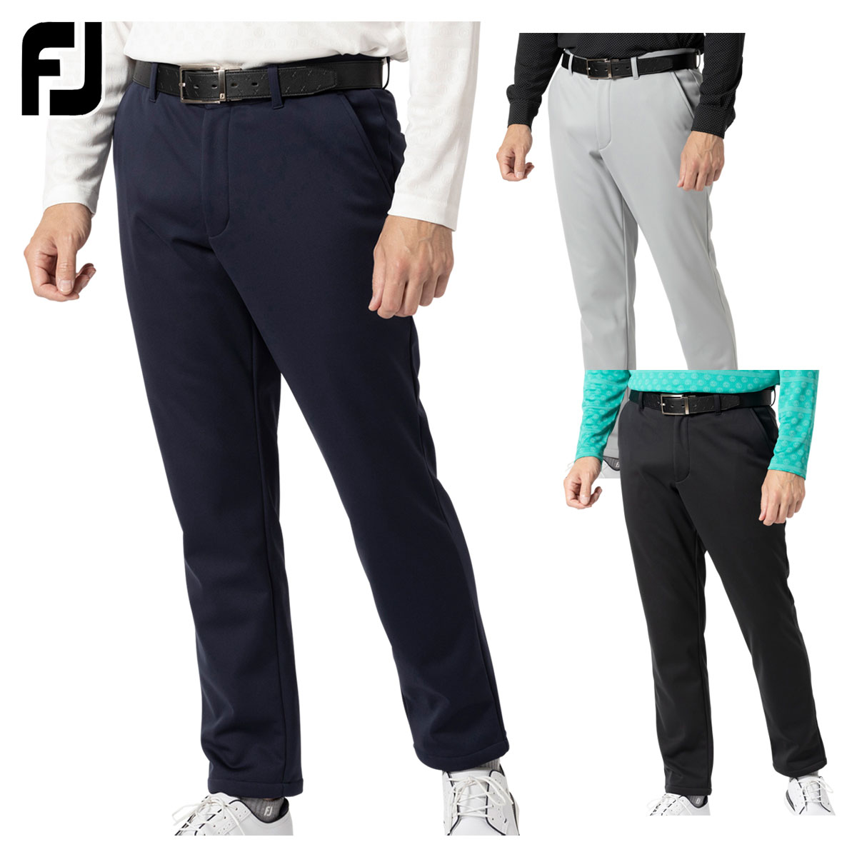 풋조이 FOOTJOY 방풍 패딩 남성 골프 팬츠 겨울 솜바지 FJ-F24-P13 3컬러 - 상품 이미지