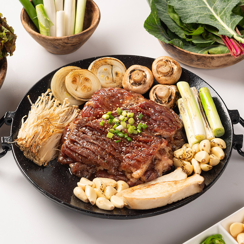 한돈 돼지갈비 300g 맛 양념 목살 갈비 캠핑음식 - 상세 이미지 3