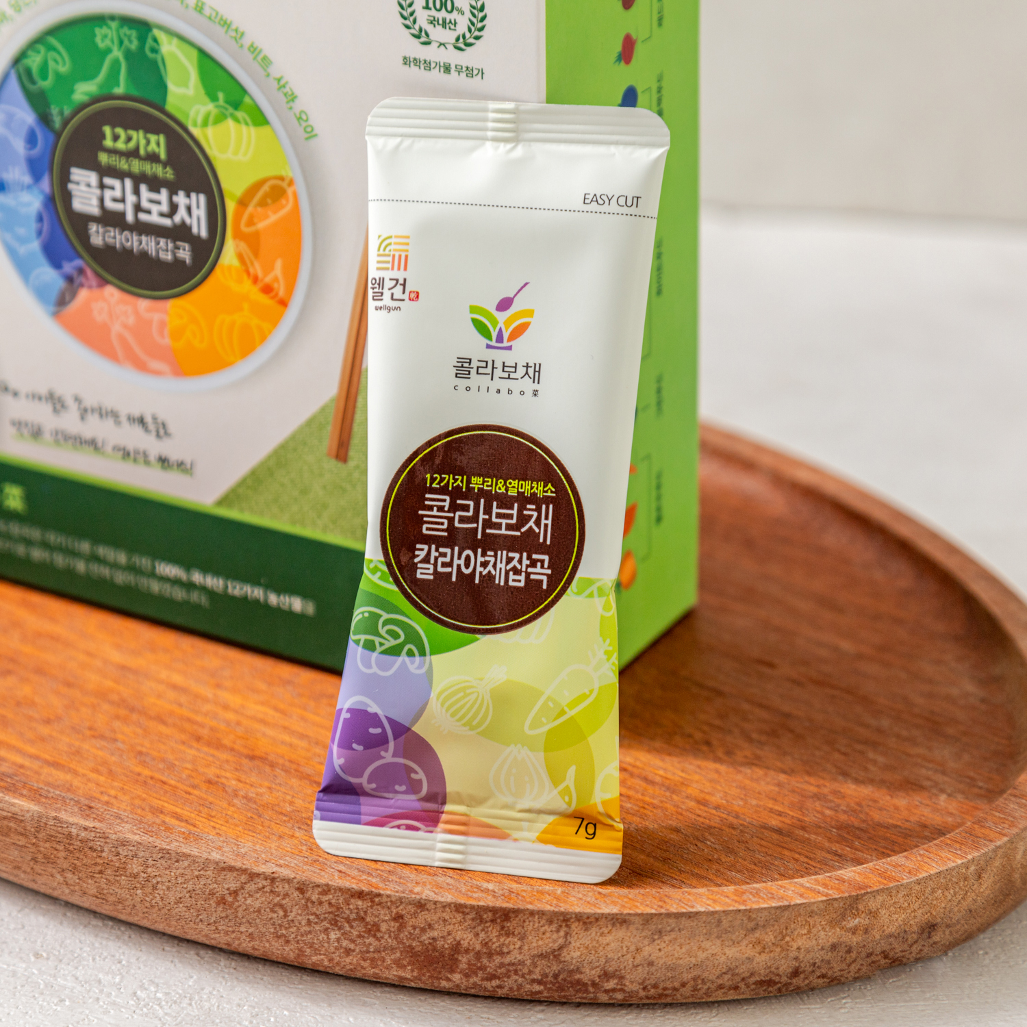 [웰건] 저속노화 야채잡곡 채소 혼합잡곡밥 저당 12곡 420g (7gx60봉) - 상세 이미지 2