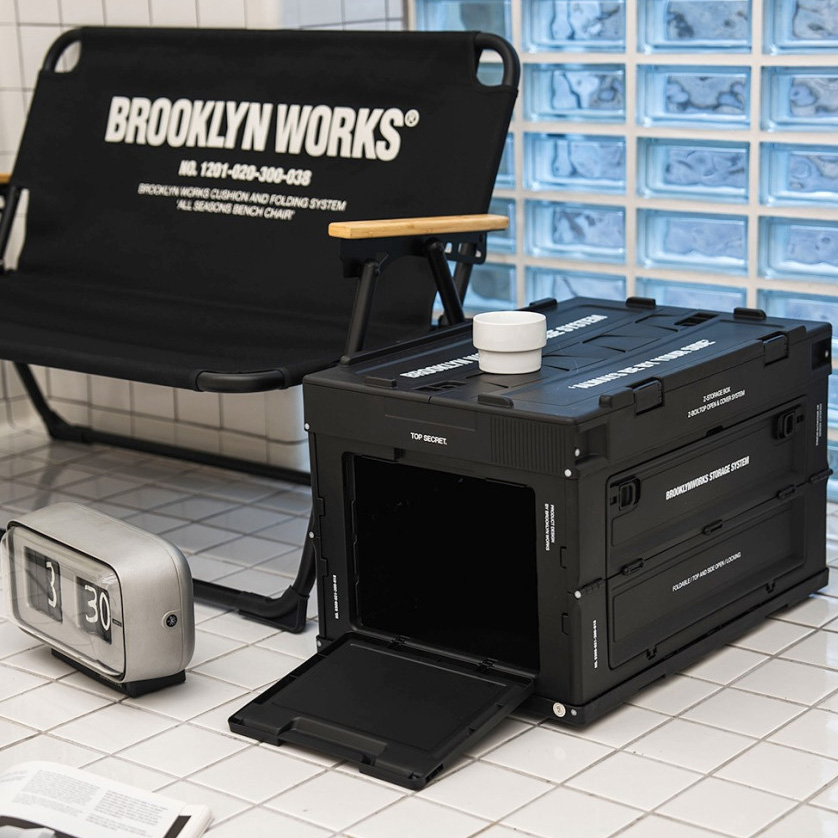 브루클린웍스 Z 박스 50L 2.0 캠핑 접이식 폴딩 오픈형 수납 정리함 트렁크 멀티 상자