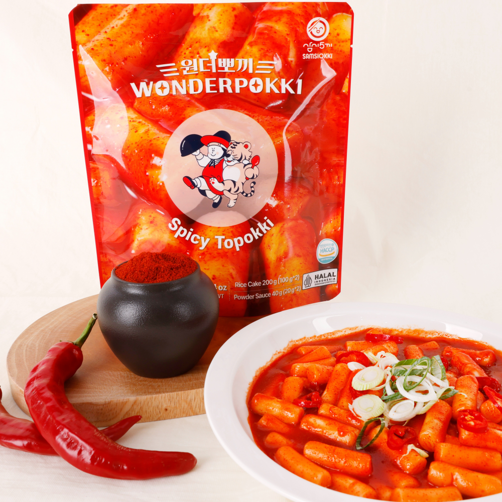 원더뽀끼 매콤떡볶이 즉석 떡볶이 밀키트 상온 240g - 메인 이미지