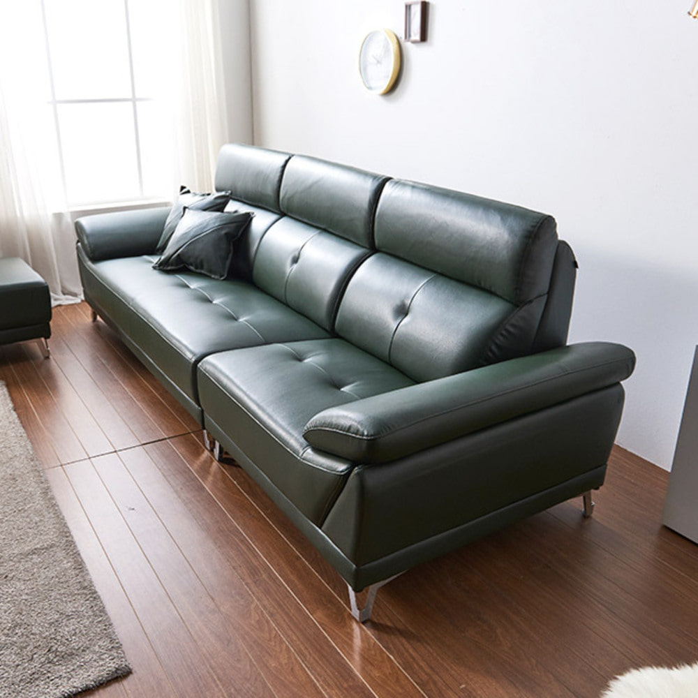 까사홈 베니 에어레더 4인용 소파