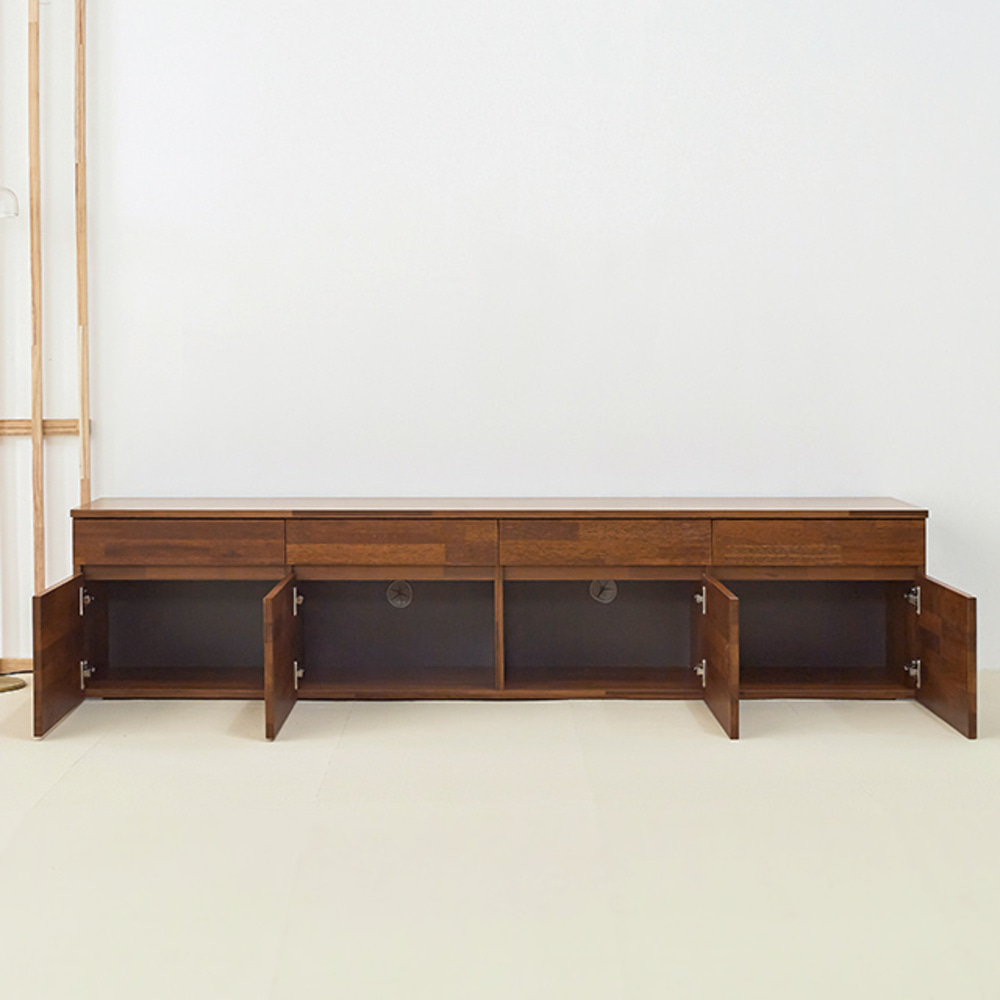 에셋 멀바우 원목 거실장 2000x445