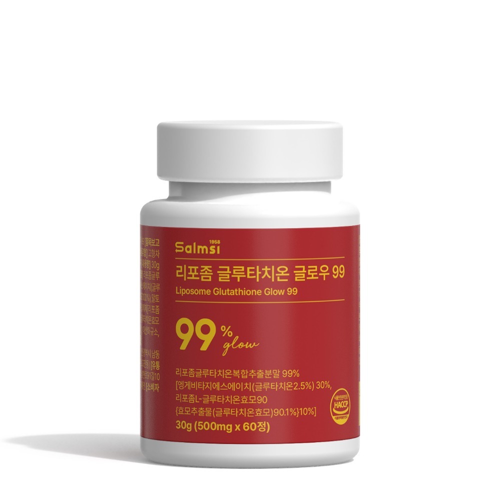 리포좀 글루타치온 글로우 99 500mg x 60정 건조효모 엥게비타 비타민C