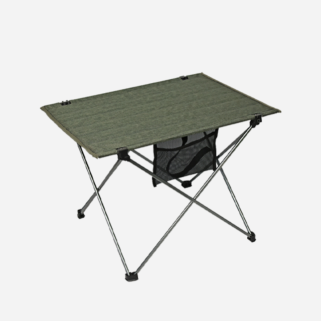 KOOLMAN 쿨맨 초경량 접이식 캠핑 테이블 고급형 S, 그린그레이