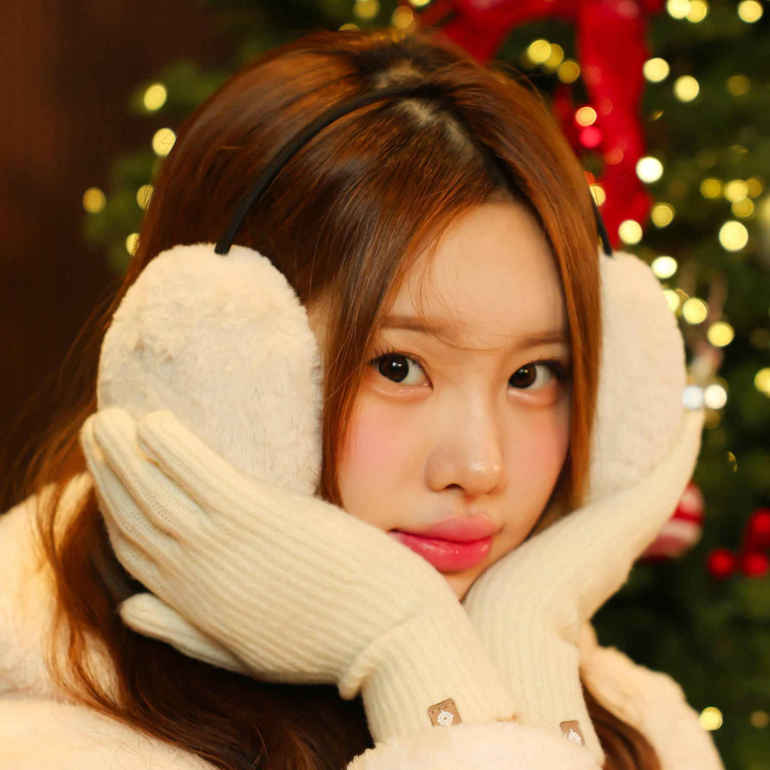 포근한 겨울 귀마개 방한 귀도리 여자 귀돌이 여성 이어머프 - 상품 이미지