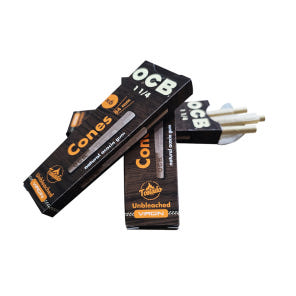 롤링타바코 페이퍼 오씨비 OCB unbleached cone tube 6pcs