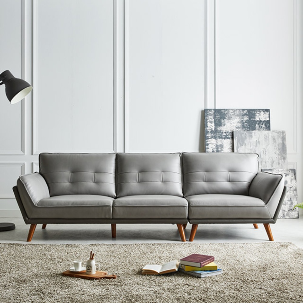 까사홈 베니 에어레더 4인 소파