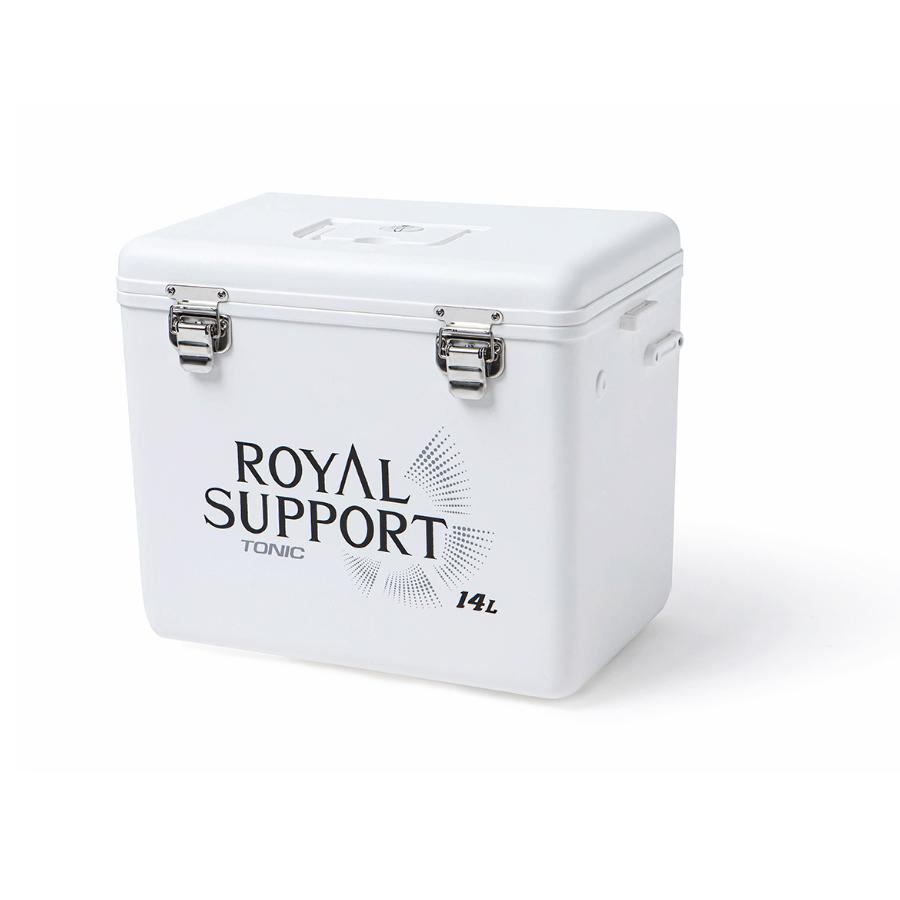 토닉 기포기걸이 내부보조케이스 포함 로얄서포트 아이스박스 14L 소형쿨러 캠핑 낚시