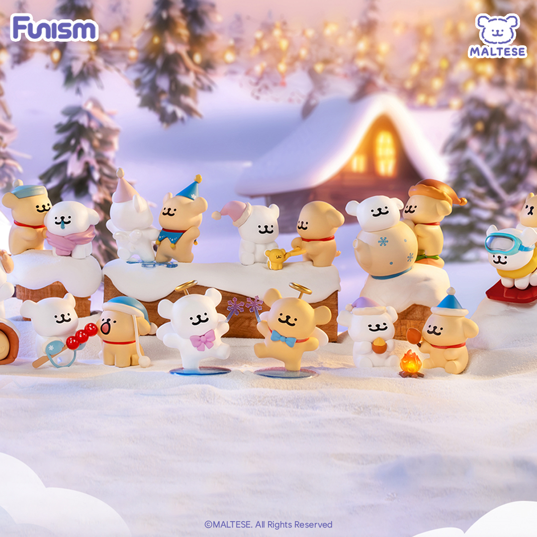 [플레이인더박스] 몰티즈 포근한 순간들 시리즈 랜덤피규어