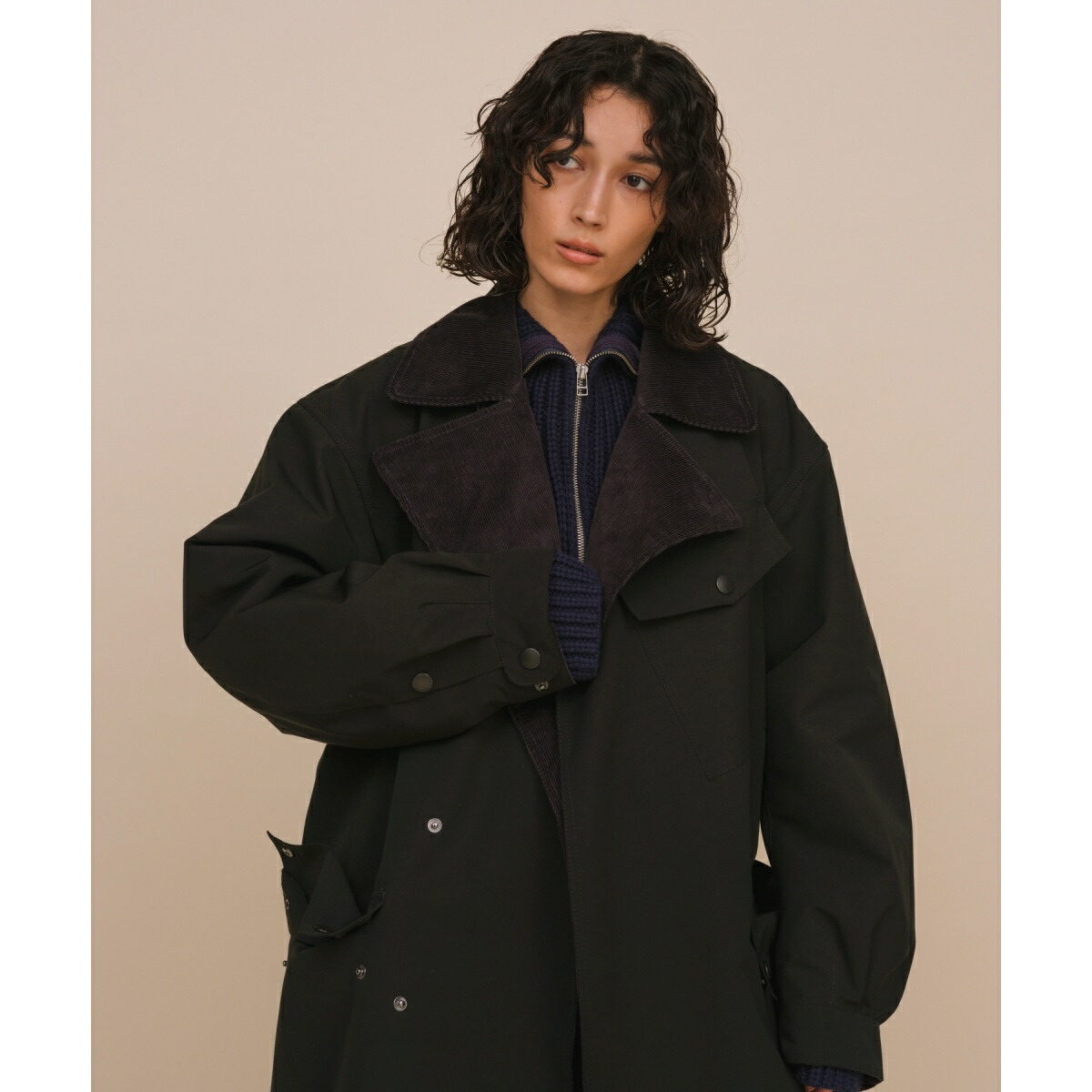 바버 × ADAM ET ROPE' 콜라보 DESPATCH RIDERS COAT 코트 - 상세 이미지 3