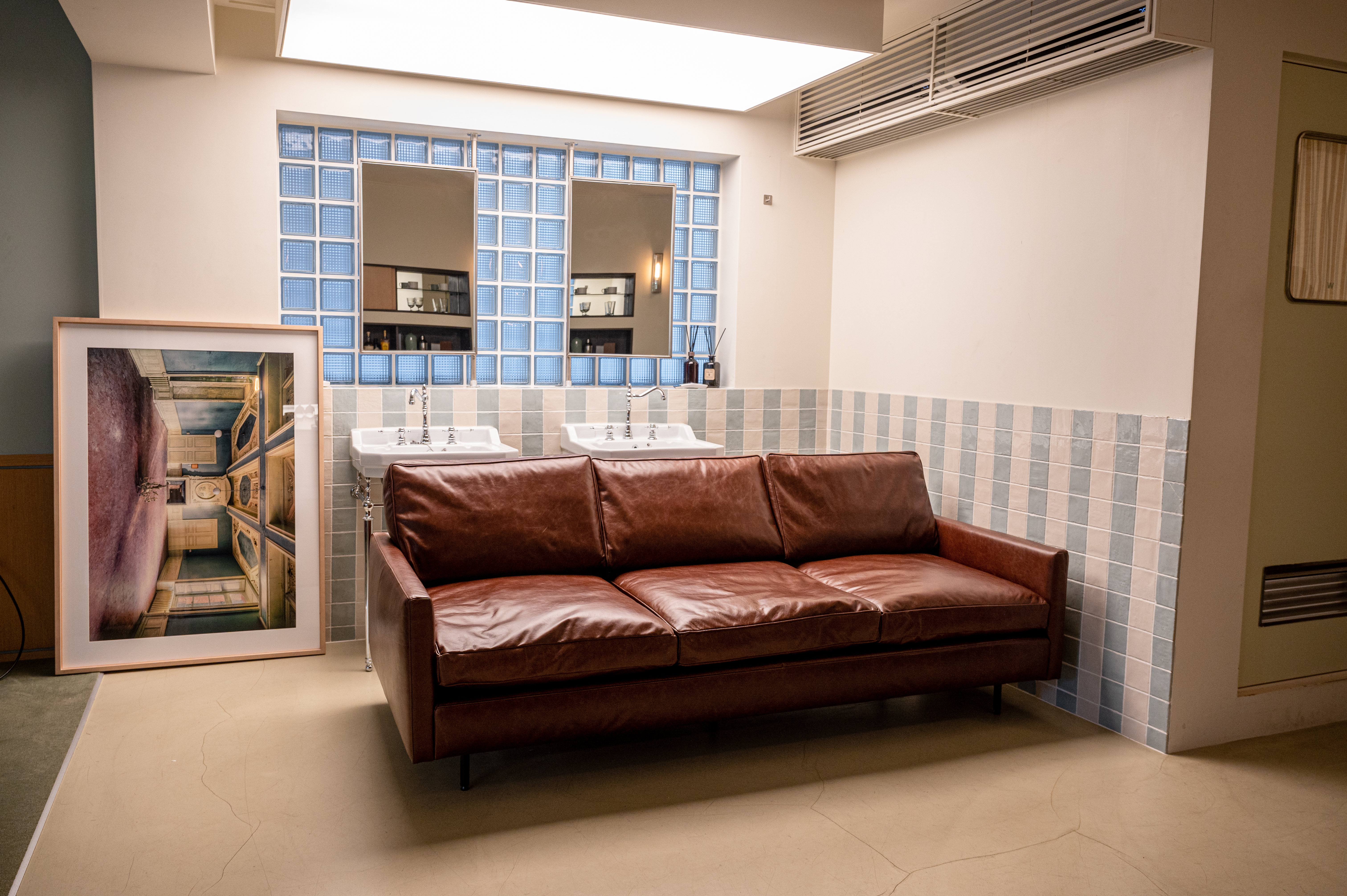 옐로우라이트 PH25 빈티지가죽 4인용 이태리 내추럴 통가죽 천연면피 전체가죽