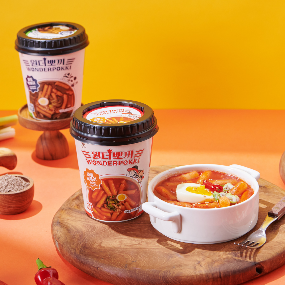 원더뽀끼 컵 떡볶이 즉석떡볶이 매운떡볶이 매콤, 120g, 1개 - 상세 이미지 5