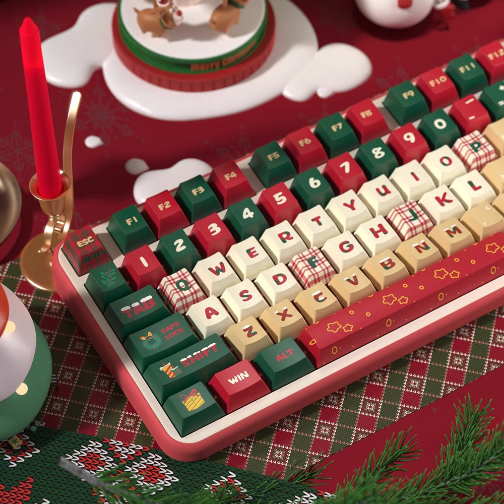 크리스마스 키캡 MDA 체리 PBT 염료승화 성탄절 XMAS 독거미 커스텀 - 상세 이미지 5