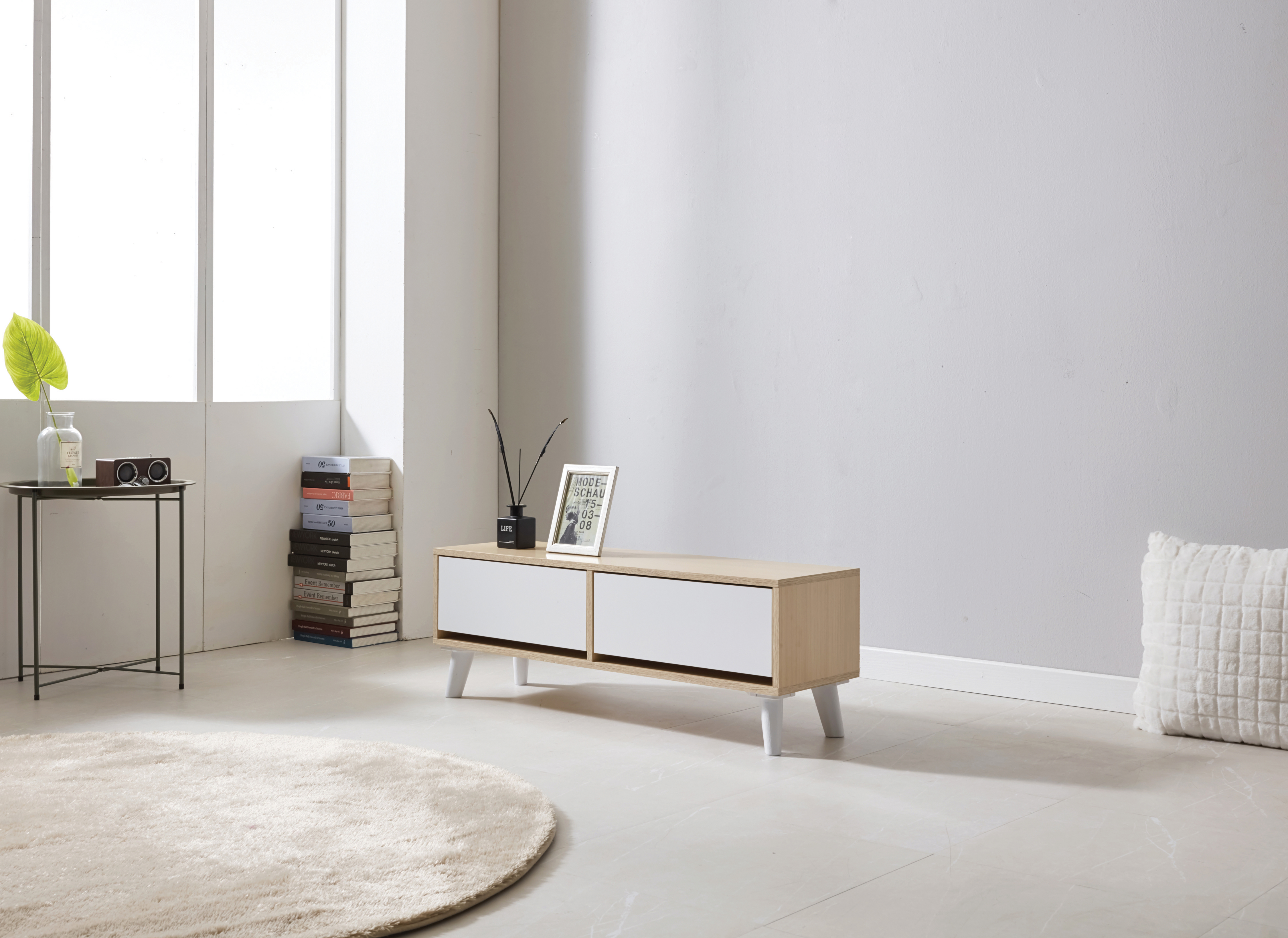 라이 1000 폭좁은거실장 슬림거실장 미니tv다이 원룸티비다이