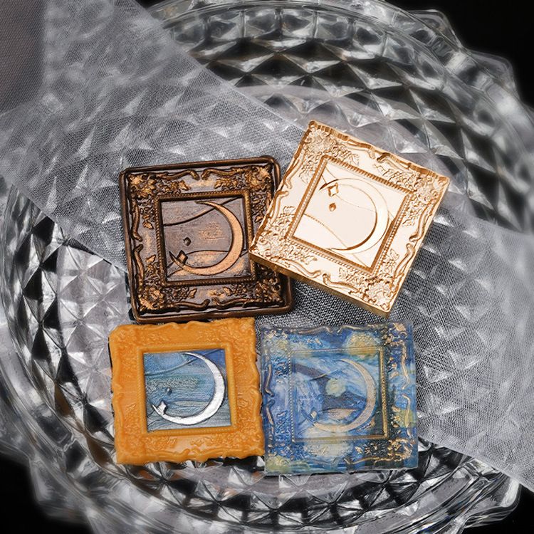 실링왁스 인장 스탬프 빈티지 프리미엄 액자 테마 크레센트 문