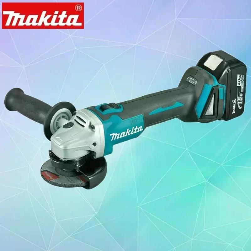 그라인더 makita 연삭기 리튬 전기 앵글 연마기 충전식 절단기 고출력 18V 125mm DGA404 무선 - 상품 이미지