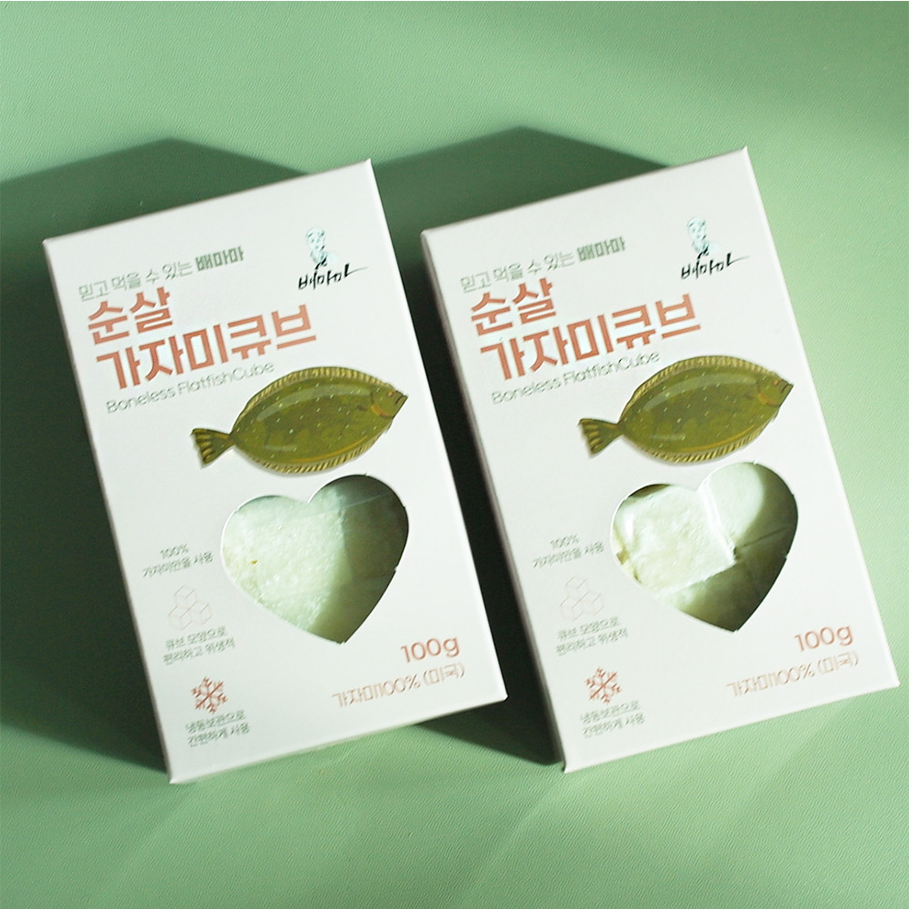 배마마 흰살생선 큐브 가시제거 순살생선 세트 죽 미음 재료 토핑