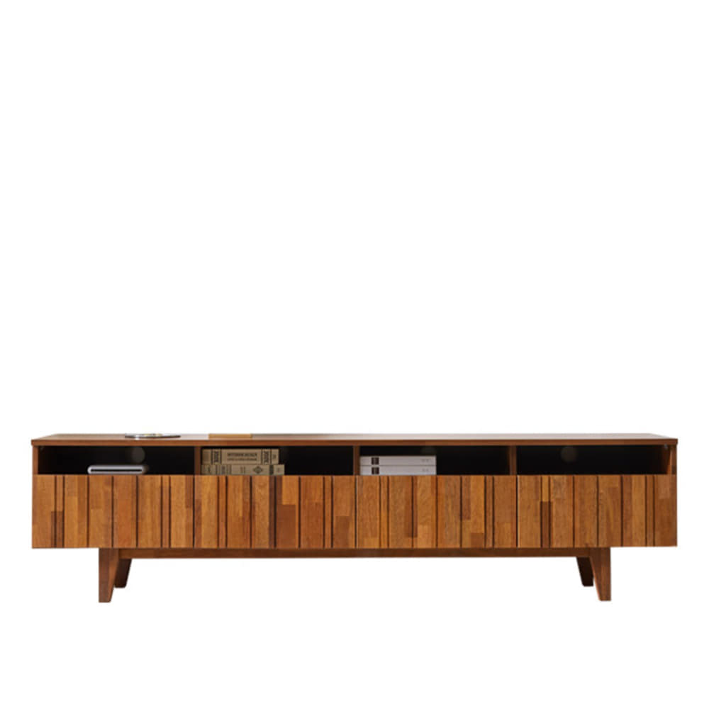 에셋 LP 멀바우 2단거실장2000