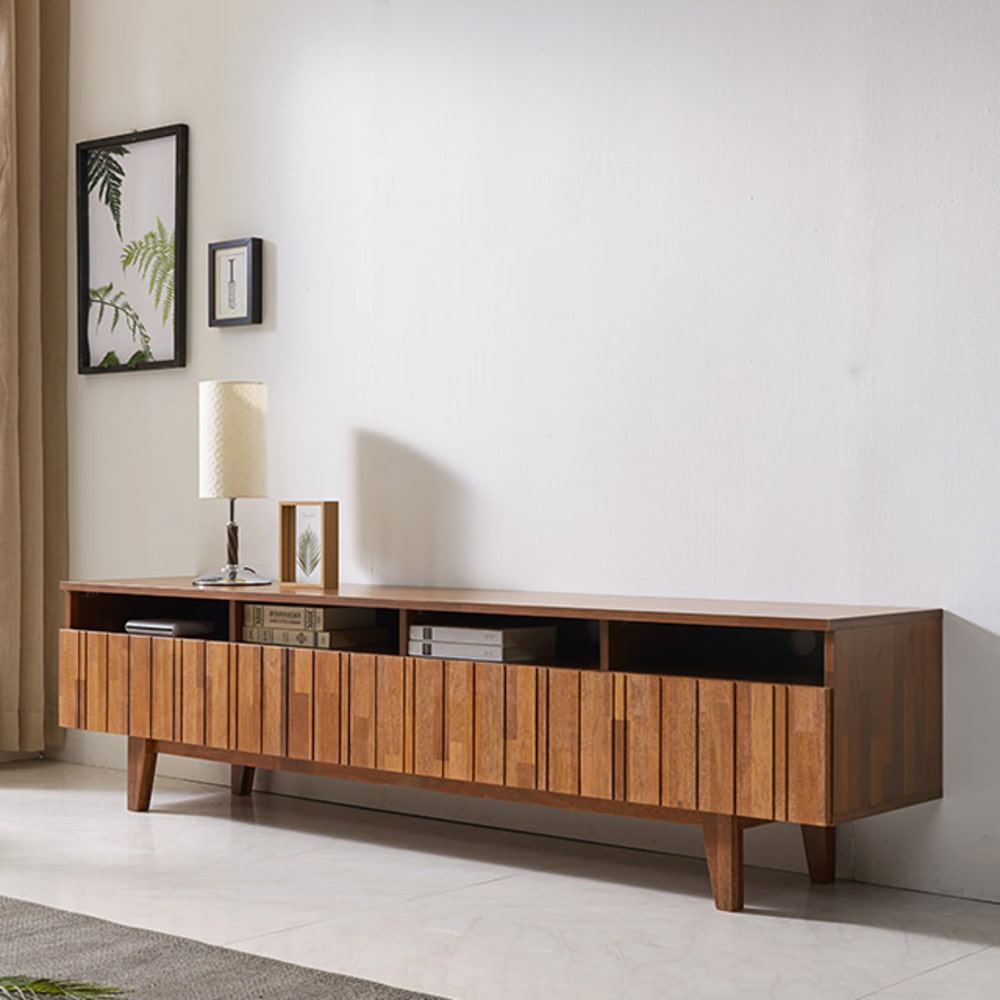 에셋 LP 멀바우 2단거실장2000