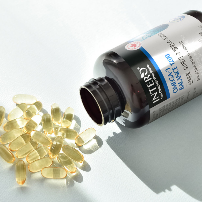 비타플랜 건강기능식품 오메가3 12개월분 EPA DHA 1100mg 비타민D