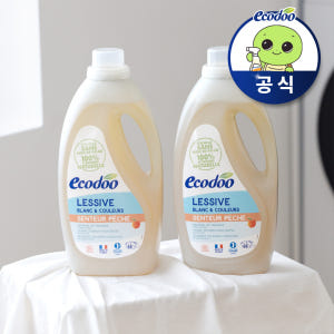 에코두 고농축 중성 세탁세제 대용량 액체 2L, 피치, 2개 실사용 후기 | 효과 있을까? - 상품 이미지 1