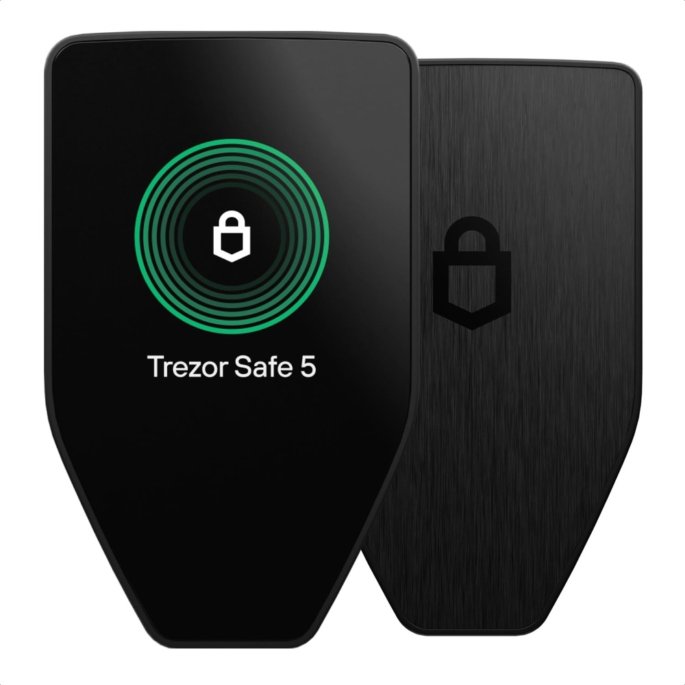 Trezor Safe 5  보안 요소 암호 문구 암호화폐 하드웨어 지갑 디지털 자산 보호 - 상품 이미지