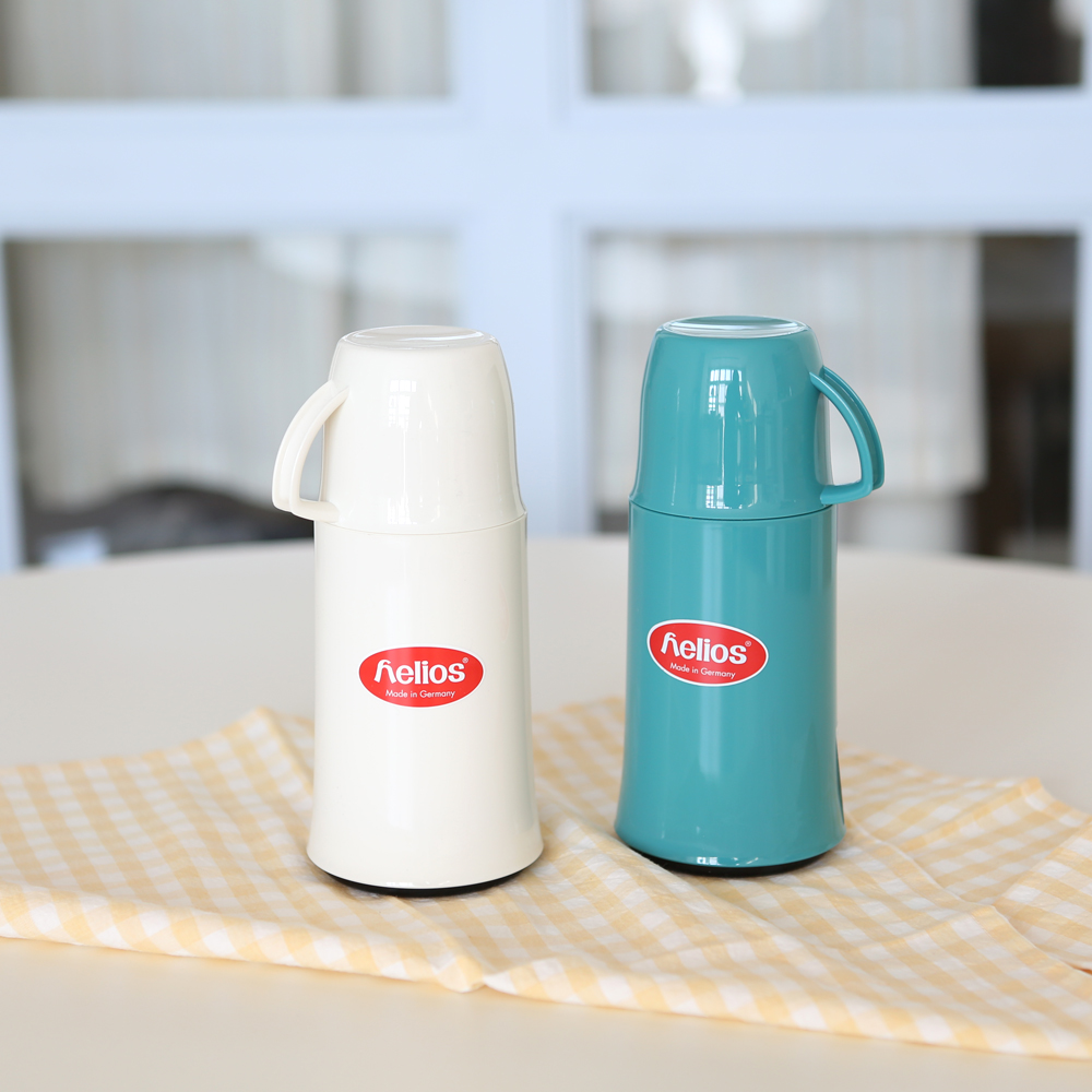 휴대용 진공 유리 보온병 텀블러 헬리오스 엘레강스 0.25L 화이트