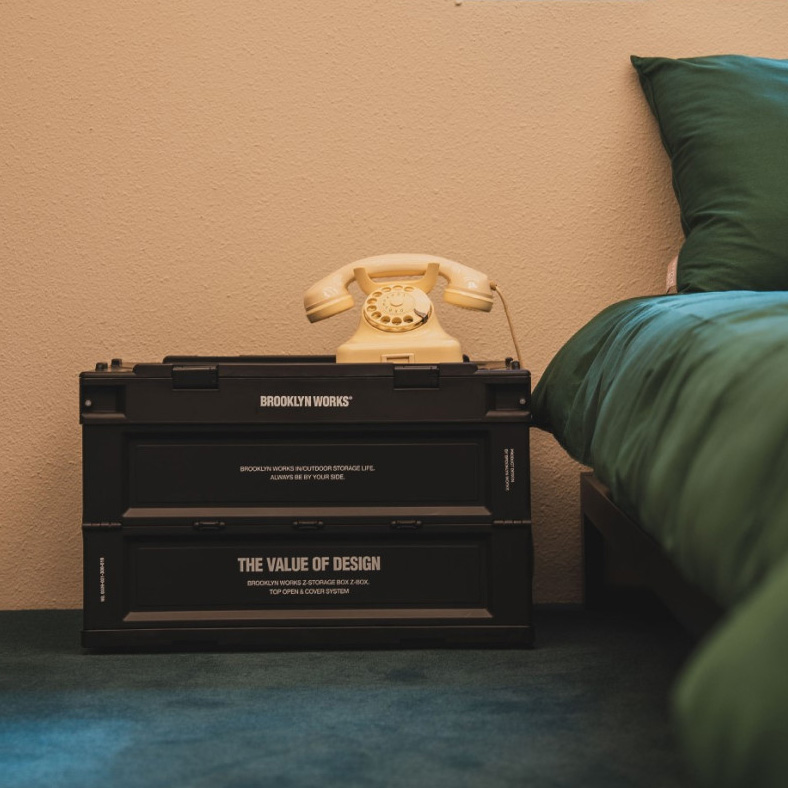 브루클린웍스 Z 박스 50L 2.0 캠핑 접이식 폴딩 오픈형 수납 정리함 트렁크 멀티 상자