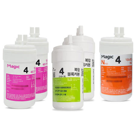 SK매직 WPU-A600C 4인치 2+2+1 정품필터 1인가구 1년세트