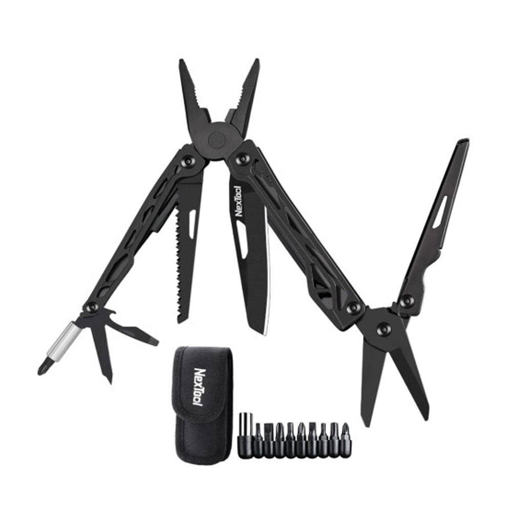 넥스툴 플래그쉽 프로 멀티툴 16기능 캠핑칼 맥가이버칼