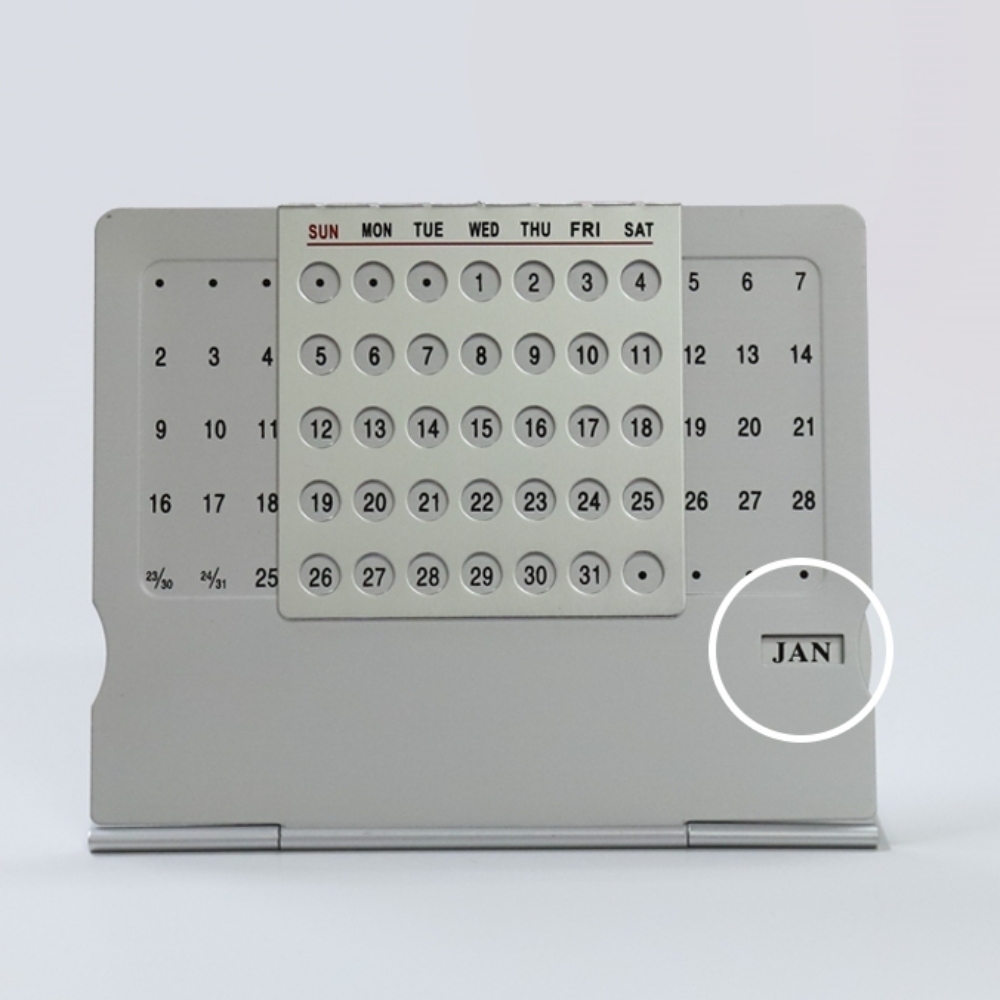 초미니달력 2026 연력 차량용 미니 26년 스텐 만년 월력 1년 이미지 6