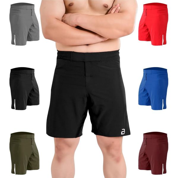 2BOLD MMA 쇼츠 남자 BJJ, 그래플링, 지우-짓수, NO-GI 크로스 트레이닝 무에타이, 복싱, 쇼츠, 짐 Large : 월드마켓a