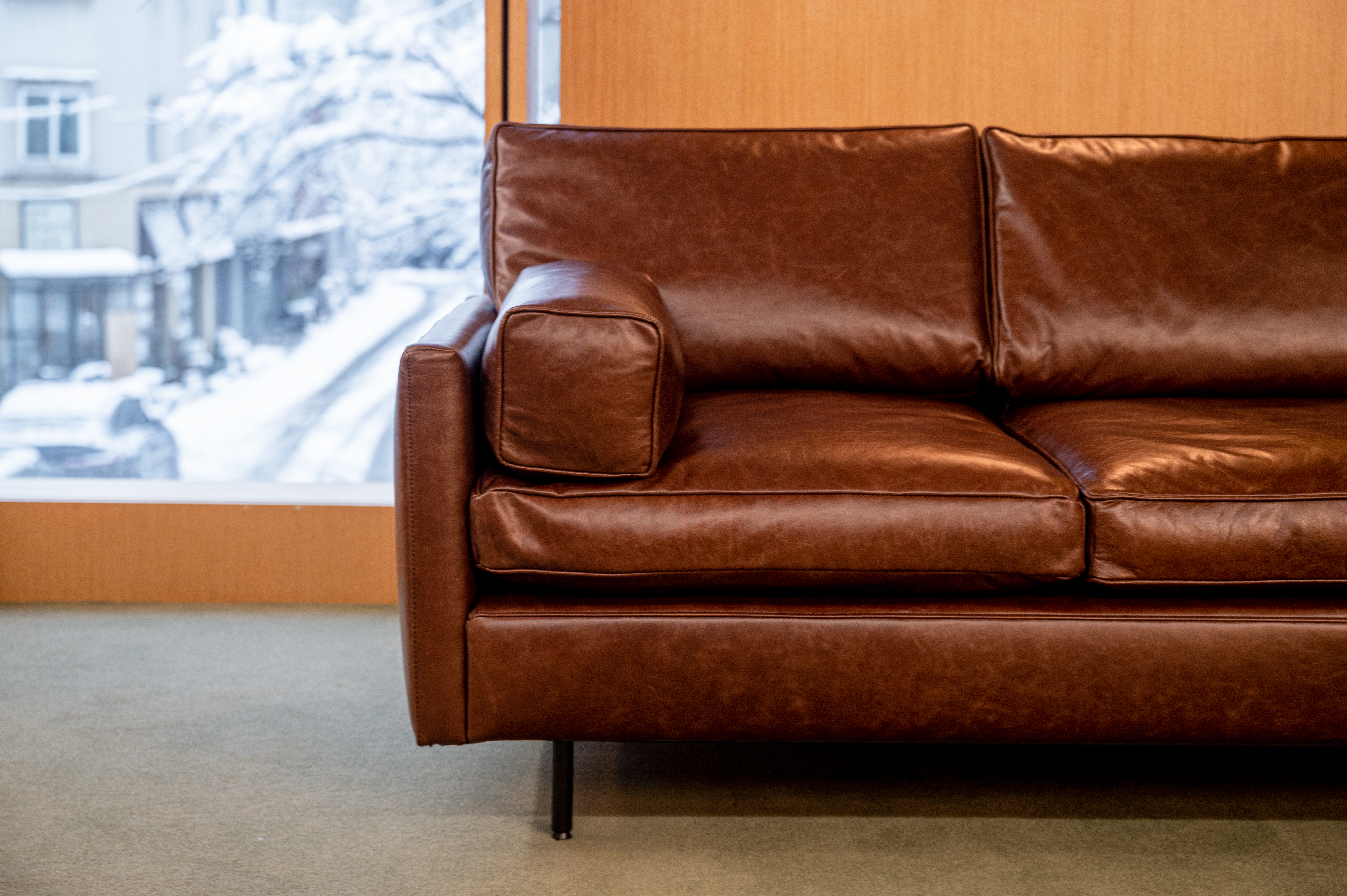 옐로우라이트 PH25 빈티지가죽 4인용 이태리 내추럴 통가죽 천연면피 전체가죽