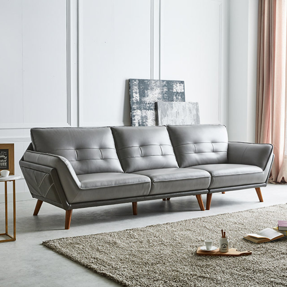 까사홈 베니 에어레더 4인 소파