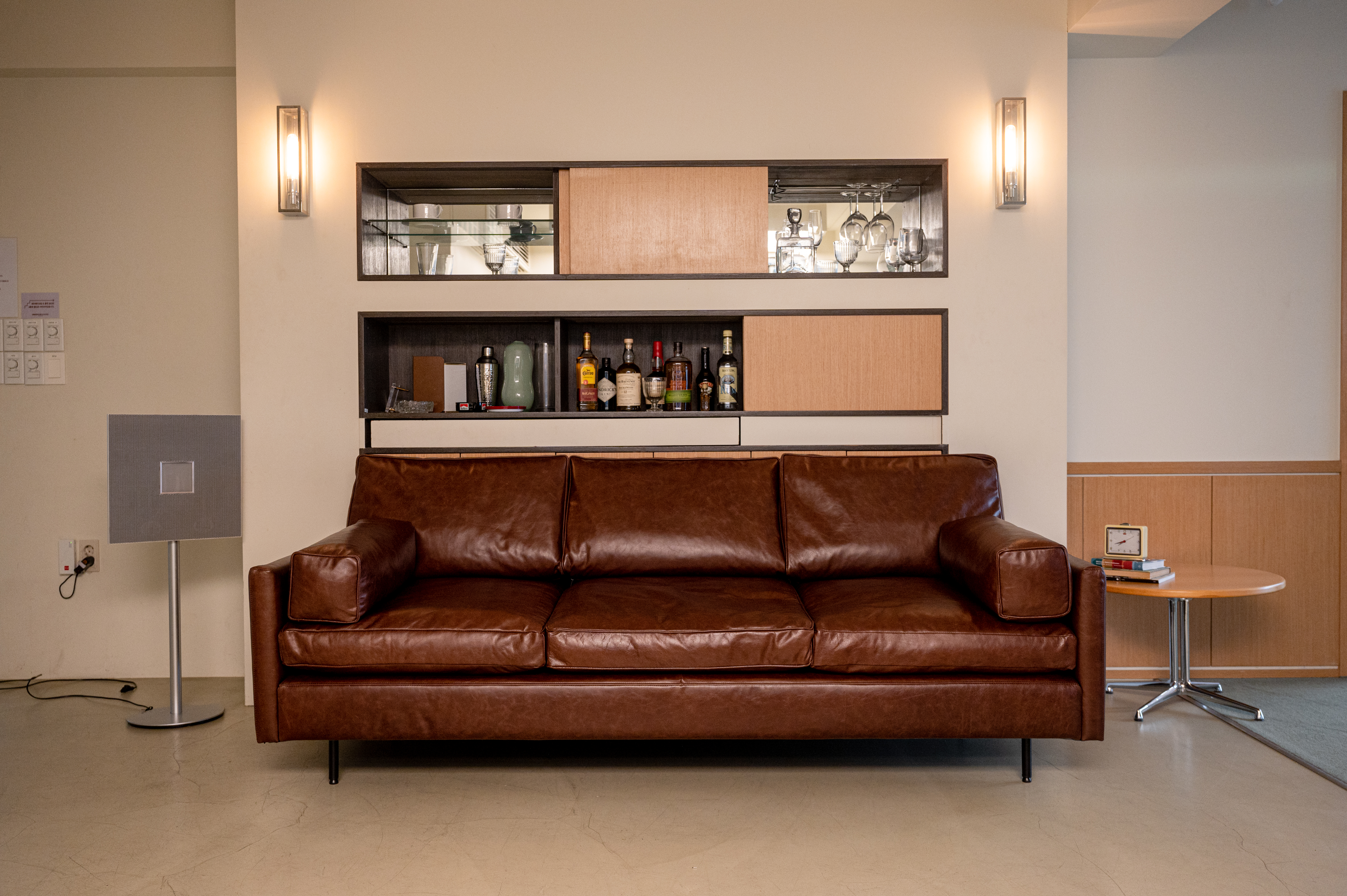 옐로우라이트 PH25 빈티지가죽 4인용 이태리 내추럴 통가죽 천연면피 전체가죽