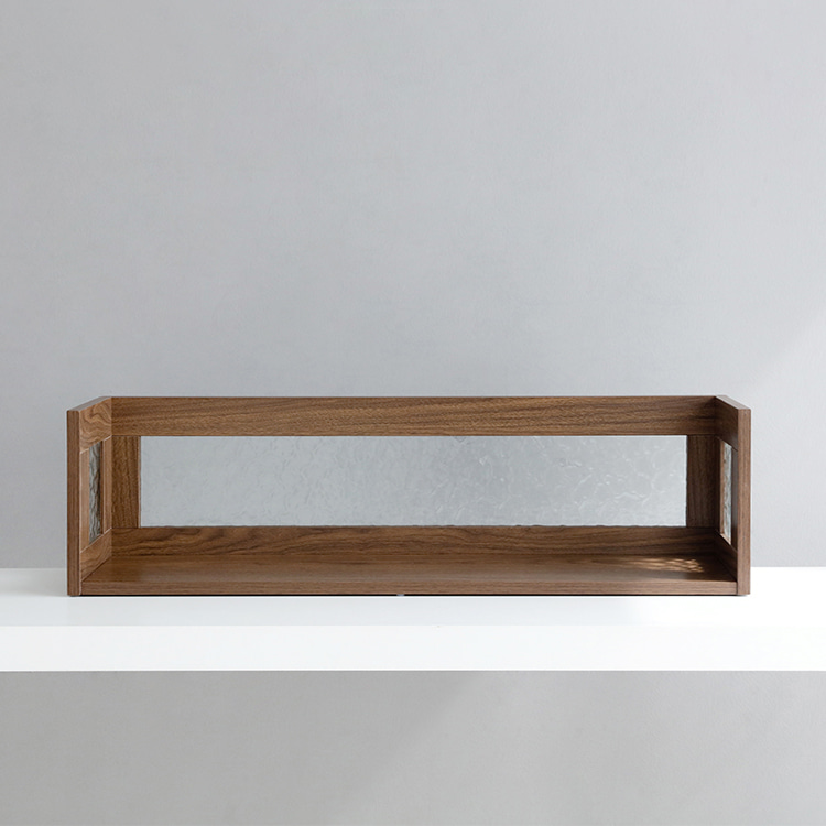 펨바 벽선반 800mmx200mmx220mm, 1단, 브라운 5458.6521 - 메인 이미지
