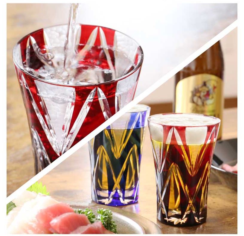 [타지마글라스 코리아] 일본 에도키리코 위스키잔 바카라 사케잔 쇼츄 니혼슈 닷사이23