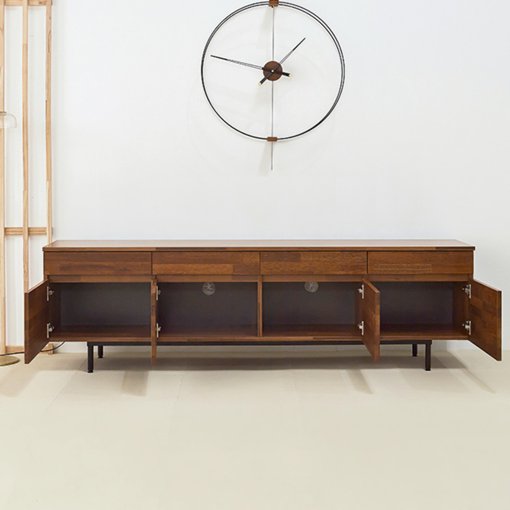 에셋  멀바우 높은 거실장 2000x595