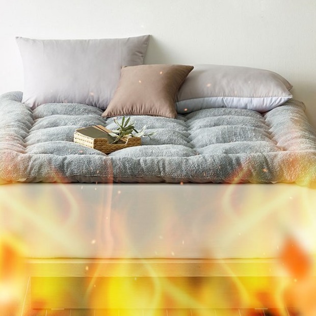 두꺼운 바닥 요 매트리스 바닥에 까는 이불 겨울 손님용 매트