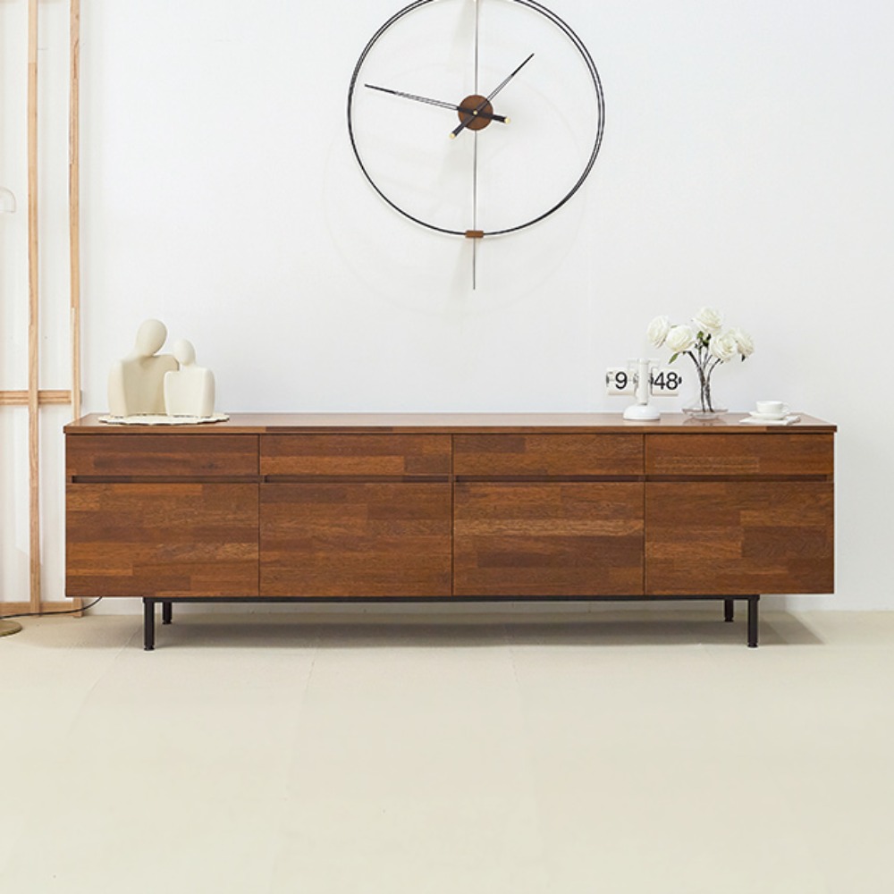 에셋  멀바우 높은 거실장 2000x595