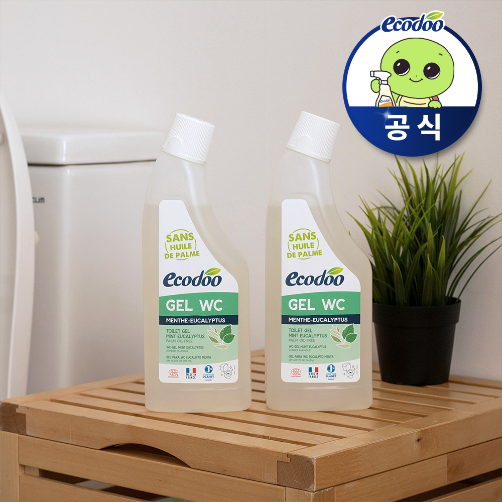 에코두 변기세정제 변기청소 클리너 민트향 750ml, 2개