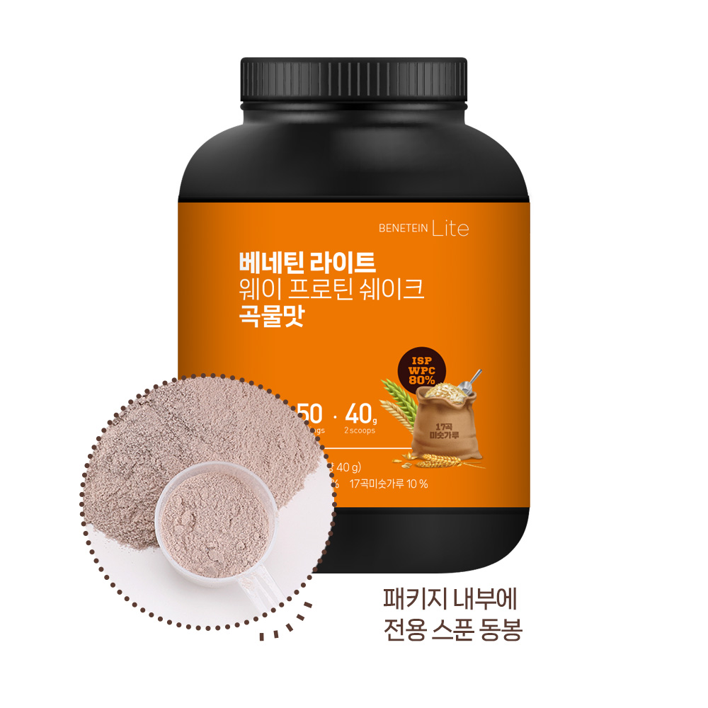 베네틴 라이트 웨이 프로틴 단백질 쉐이크 곡물맛, 2kg, 1개 - 상세 이미지 3