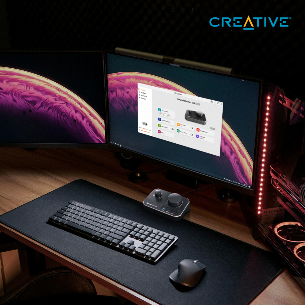 [특별이벤트가] CREATIVE 사운드 블라스터 G8 듀얼 USB-C 연결가능 게임용 DAC