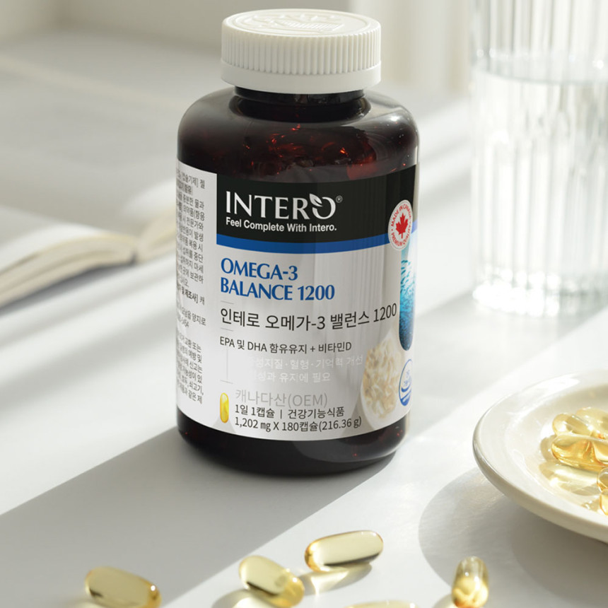 비타플랜 건강기능식품 오메가3 12개월분 EPA DHA 1100mg 비타민D
