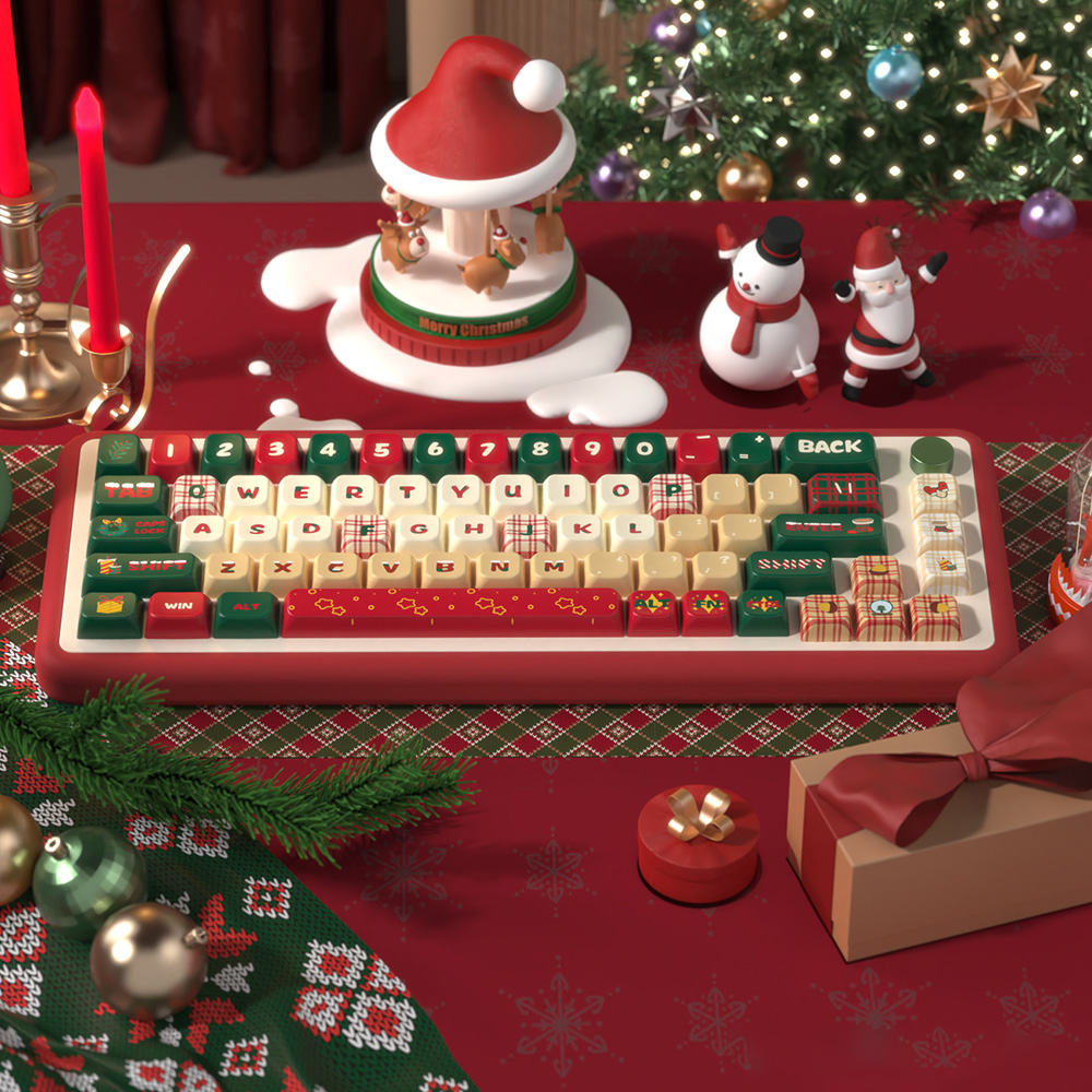 크리스마스 키캡 MDA 체리 PBT 염료승화 성탄절 XMAS 독거미 커스텀 - 상세 이미지 2