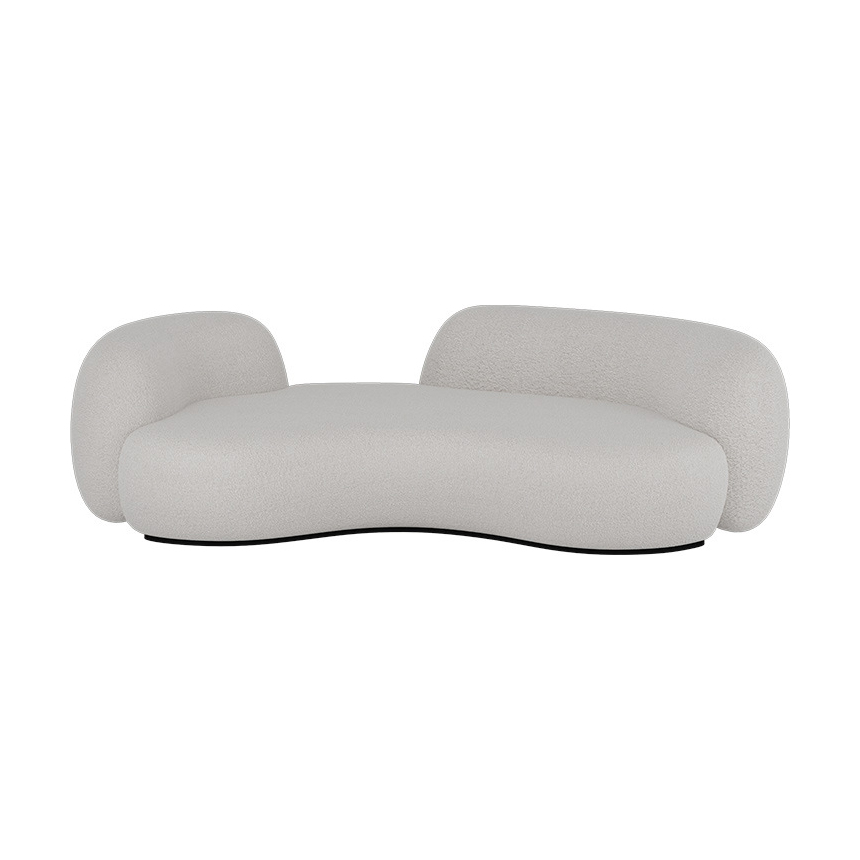 레스트 클라우드 패브릭 부클레 구름 조약돌 소파 2인