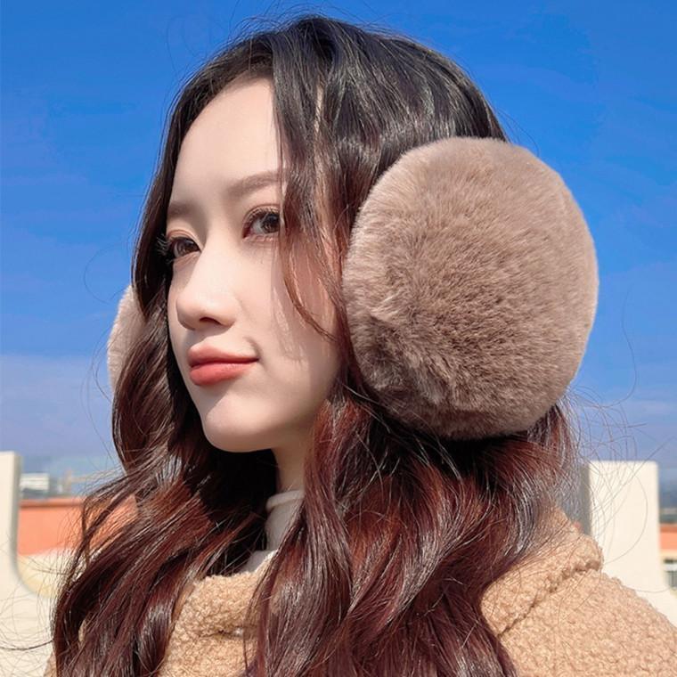 양털귀도리 겨울귀마개 여학생털귀마개 - 상품 이미지